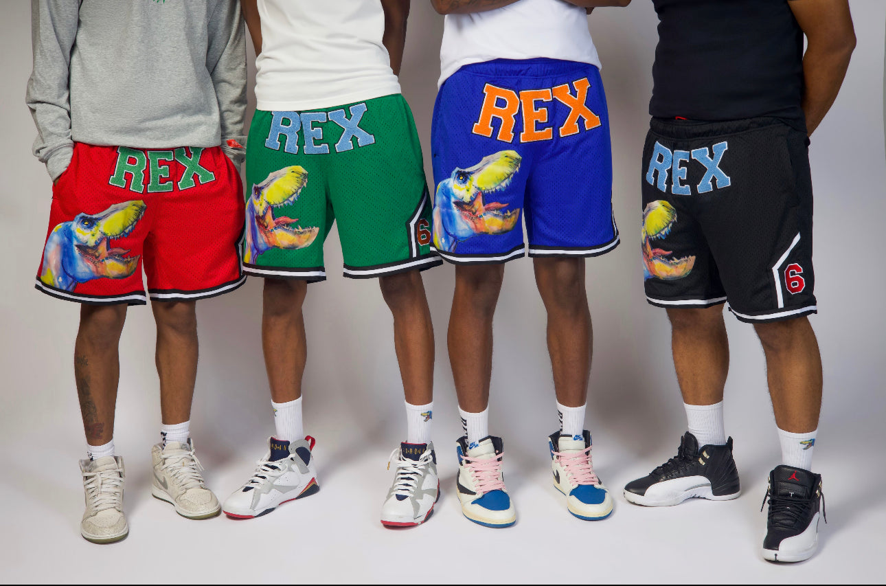R6 | "What the Rex " BB Shorts (PRE-ORDER)